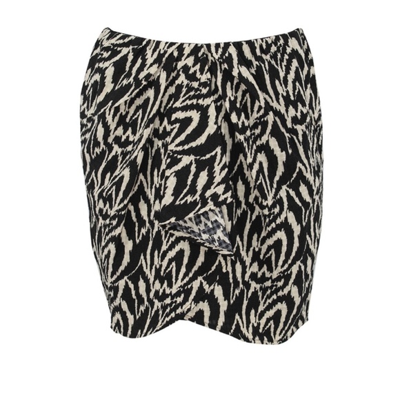 Anthropologie See U Soon Bohemian Funky Formal Mini Skirt Flowy - Size 4 - Picture 2 of 12